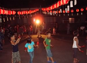 弘願寺子供会　夏の盆踊り